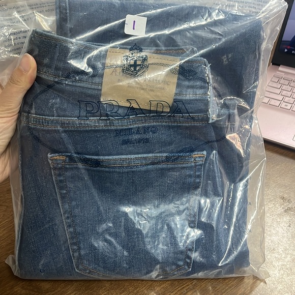 Kids Abercrombie and Fitch Blue Denim long bootcut Jeans - Picture 6 of 6